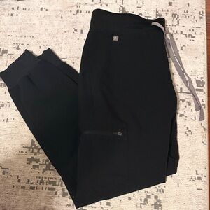 Figs Black Jogger Pants